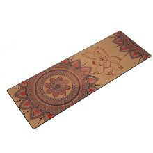 Natural rubber eco hemp yoga mat private label jute yoga mat